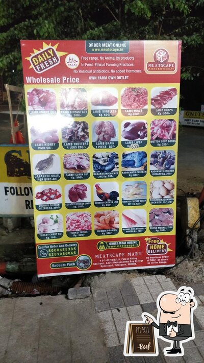 Check out the information about Meatscape Restaurant
