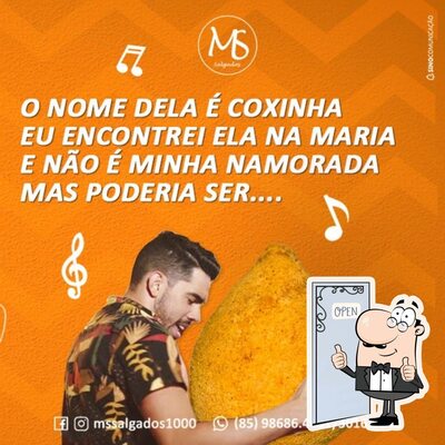 Aqui está a publicidade do M.S. Salgados Maracanaú CE
