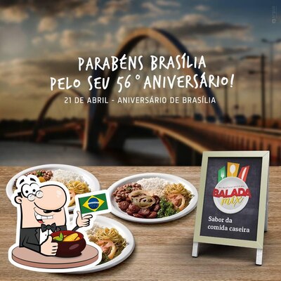 Comida em Restaurante Balada Mix