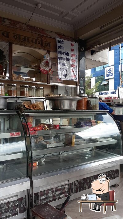 The interior of Vinayk Sweets