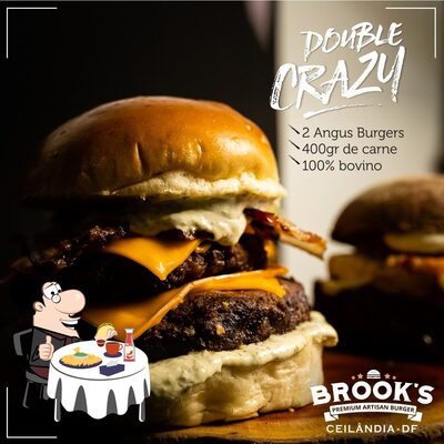 Brook's Ceilândia provê uma infinidade de opções para os amantes dos hambúrgueres