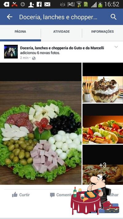 Não esqueça de pedir uma sobremesa no Doceria, lanches e chopperia do Guto e da Marcelli