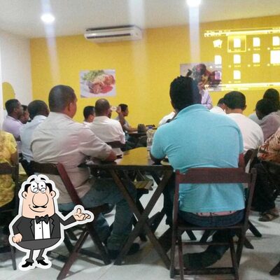 O interior do Dona Nete Restaurante