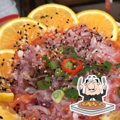 Peça pizza no Inazuma Sushi