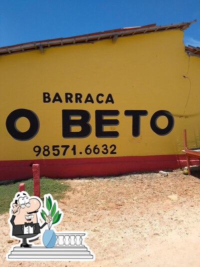 o exterior é uma característica importante do Barraca O Beto