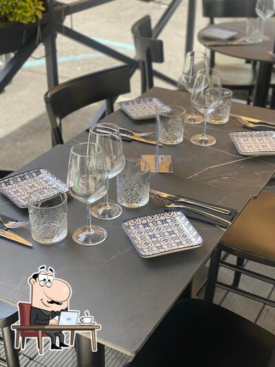Gli interni di Papo Bistrot