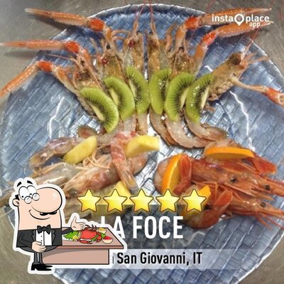 La Foce offre un'ampia varietà di pasti di mare