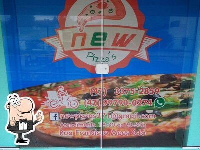 Aqui está a publicidade do New Pizzas