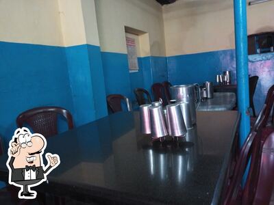 The interior of Vanitha Hotel