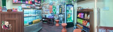 The interior of BREAK-TIME POINT