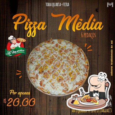 Peça diferentes tipos de pizza