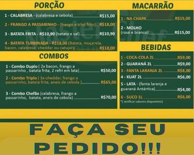 A publicidade mostra informações sobre o Master chef Delivery