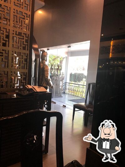 Take a seat at one of the tables at Mainland China
