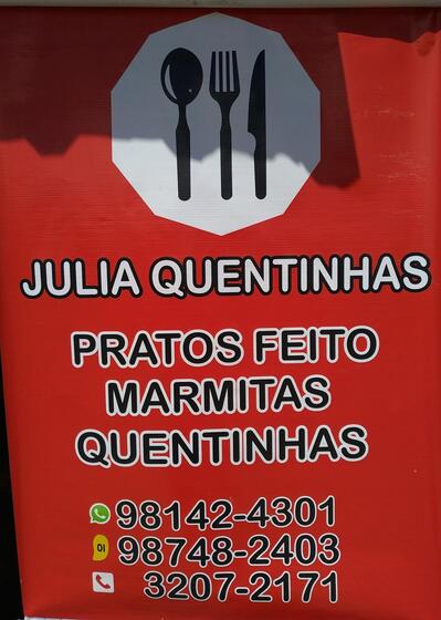 A publicidade mostra informações sobre o Júlia Quentinhas
