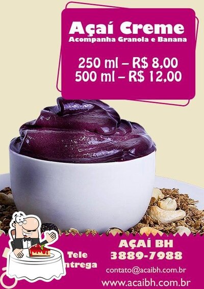 Peça as opções doces