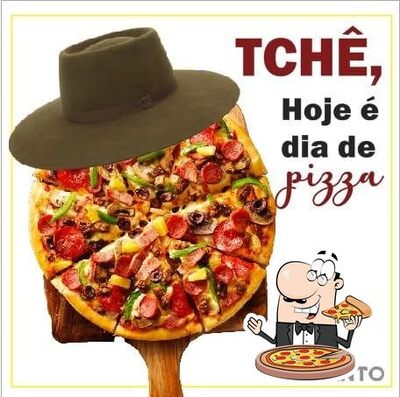 Escolha pizza no Pizzaria Recanto