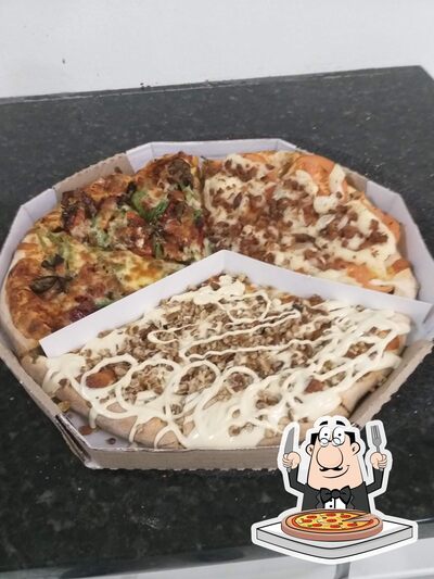 Consiga diferentes tipos de pizza