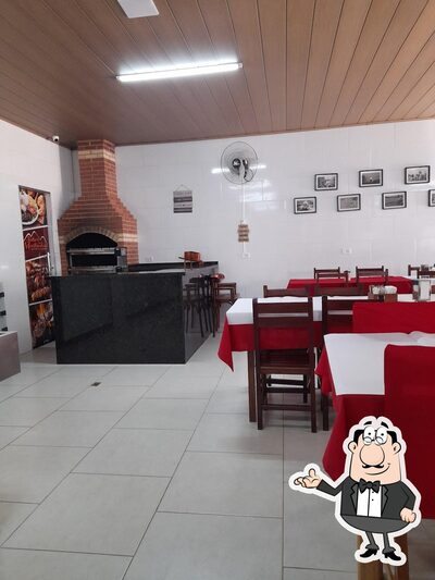 O interior do Restaurante Sabor da Montanha