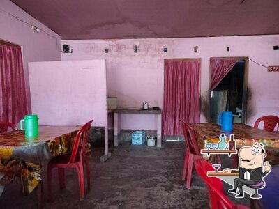 The interior of Ramdhenu Hotel & Restaurant