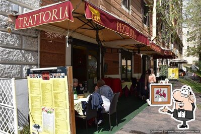 Gli interni di Da Bastiano AI Romani