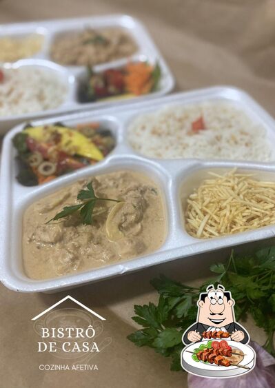 Comida em Bistrô de Casa