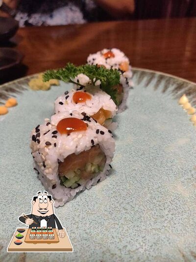 Pick different sushi options