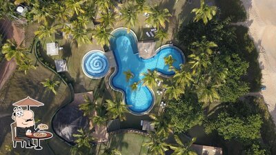 O exterior do Clube Condomínio Outeiro