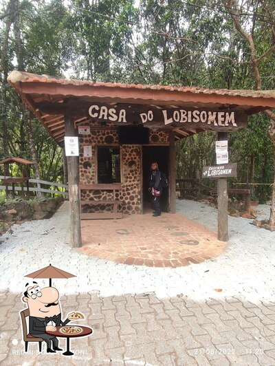 O exterior do Restaurante Cachoeira