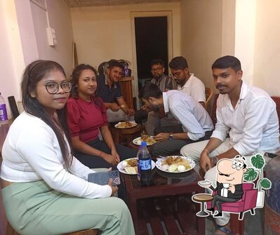 Take a seat at one of the tables at Biryani Bilas