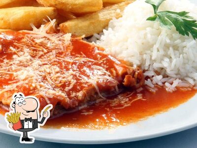 Prove cbatatas fritas francesas no Restaurante Sabor Do Matuto