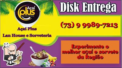 Olhe as informações sobre o Açaí Plus Lan House e Sorveteria