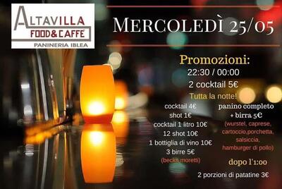 Controlla le informazioni su Altavilla Food & Caffè pizzeria trattoria Panineria