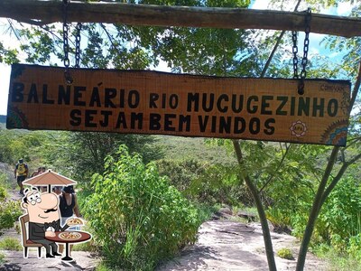 a área exterior é uma característica importante do Cabana do louro