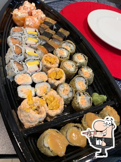 Peça diferentes opções de sushi