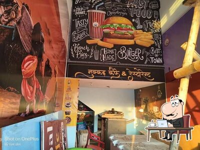 The interior of Nukkad cafe & Restaurant