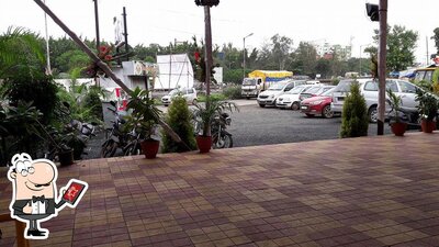 Enjoy the view at the outside area of Murali Pure Veg