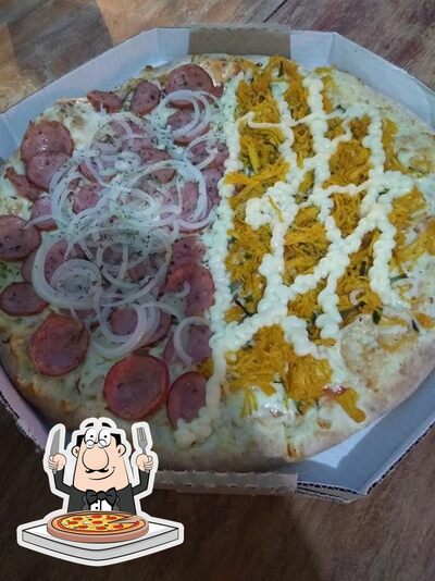 Escolha pizza no Rei da pizza