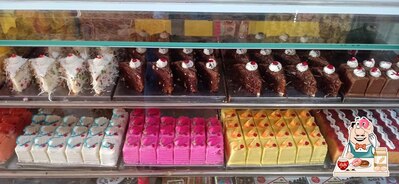 Padmavathi Bakery serves a selection of sweet dishes