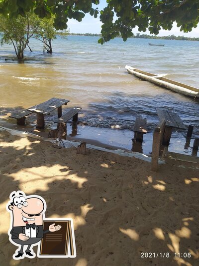 Você pode espairecer no exterior Bar e Resturante Recanto da Ilha