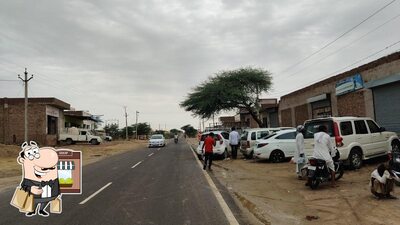 The outside part is an important feature of नागौरी नॉन वेज होटल