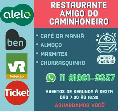 Aqui está a publicidade do Restaurante
