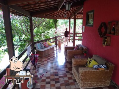 O interior do Pousada Veredas do Sol