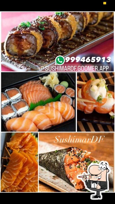 Rolos de sushi são disponibilizados no SushimarDF