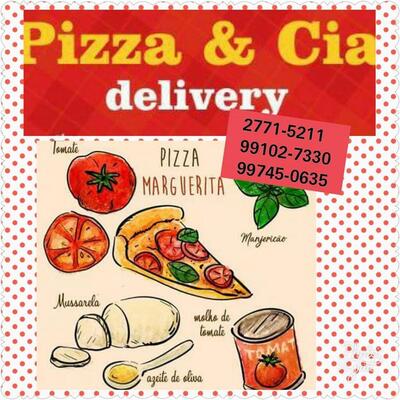 A representação visual da marca do Pizza e Cia