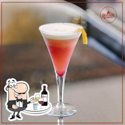 Try an alcoholic beverage from the menu