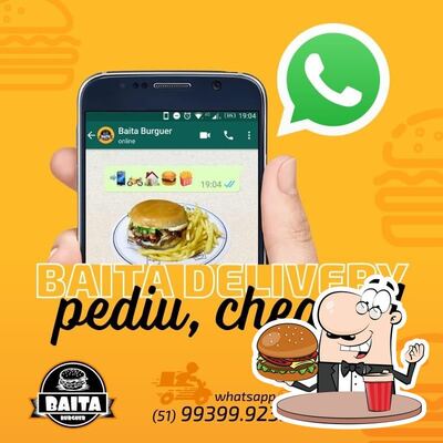 Delicie-se com um hambúrguer no Baita Burguer Delivery Gravataí RS