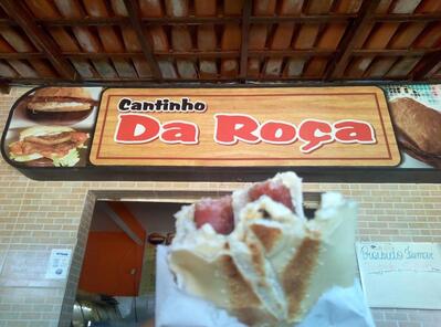 A publicidade apresenta informações sobre o Cantinho da Roça