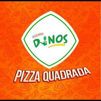 O Dinos Pizza Quadrada - Recanto das Emas tem seu próprio logotipo