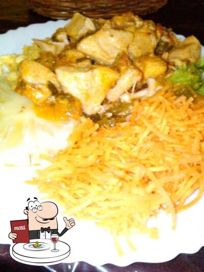 Comida em Sabor do Frango