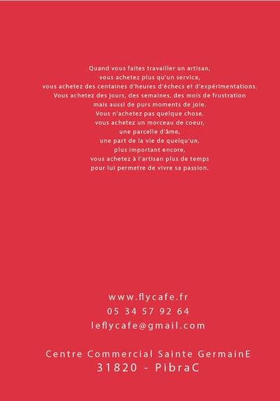 Voici l'annonce publicitaire de Fly Café